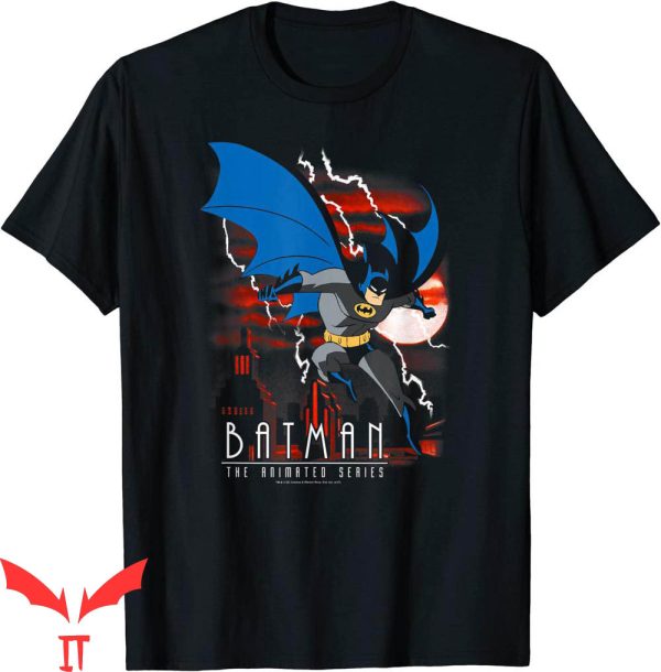 Batman The Animated Series T-Shirt Lightning Strikes Tee