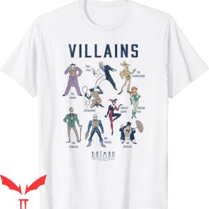 Batman The Animated Series T-Shirt Textbook Villains Tee