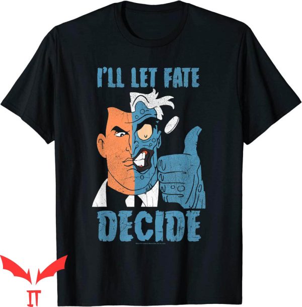 Batman The Animated Series T-Shirt Two-Face Fate Decide