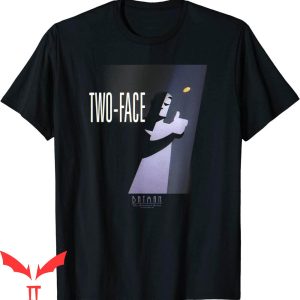 Batman The Animated Series T-Shirt Two-Face Shadow Coin Flip