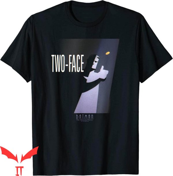 Batman The Animated Series T-Shirt Two-Face Shadow Coin Flip