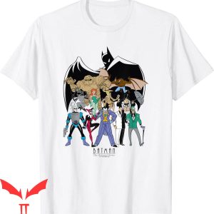 Batman The Animated Series T-Shirt Villain Group Poster