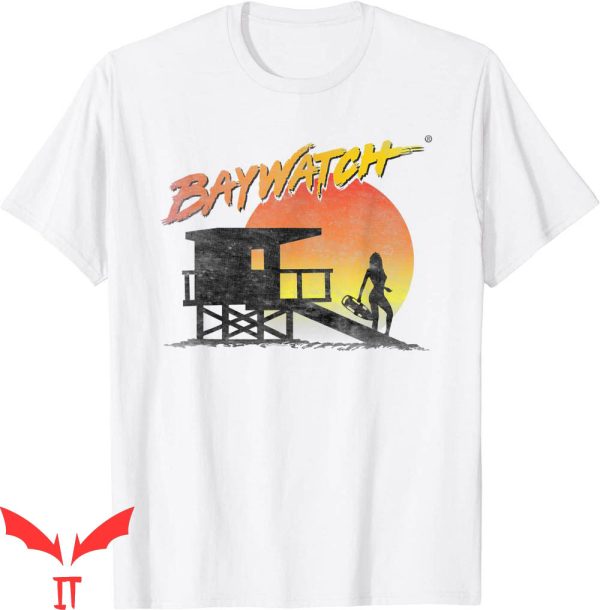 Baywatch T-Shirt Lifeguard Sunset Action Drama Comedy