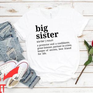 Big Sister And Big Brother T-Shirt Big Sis Baby Announcement