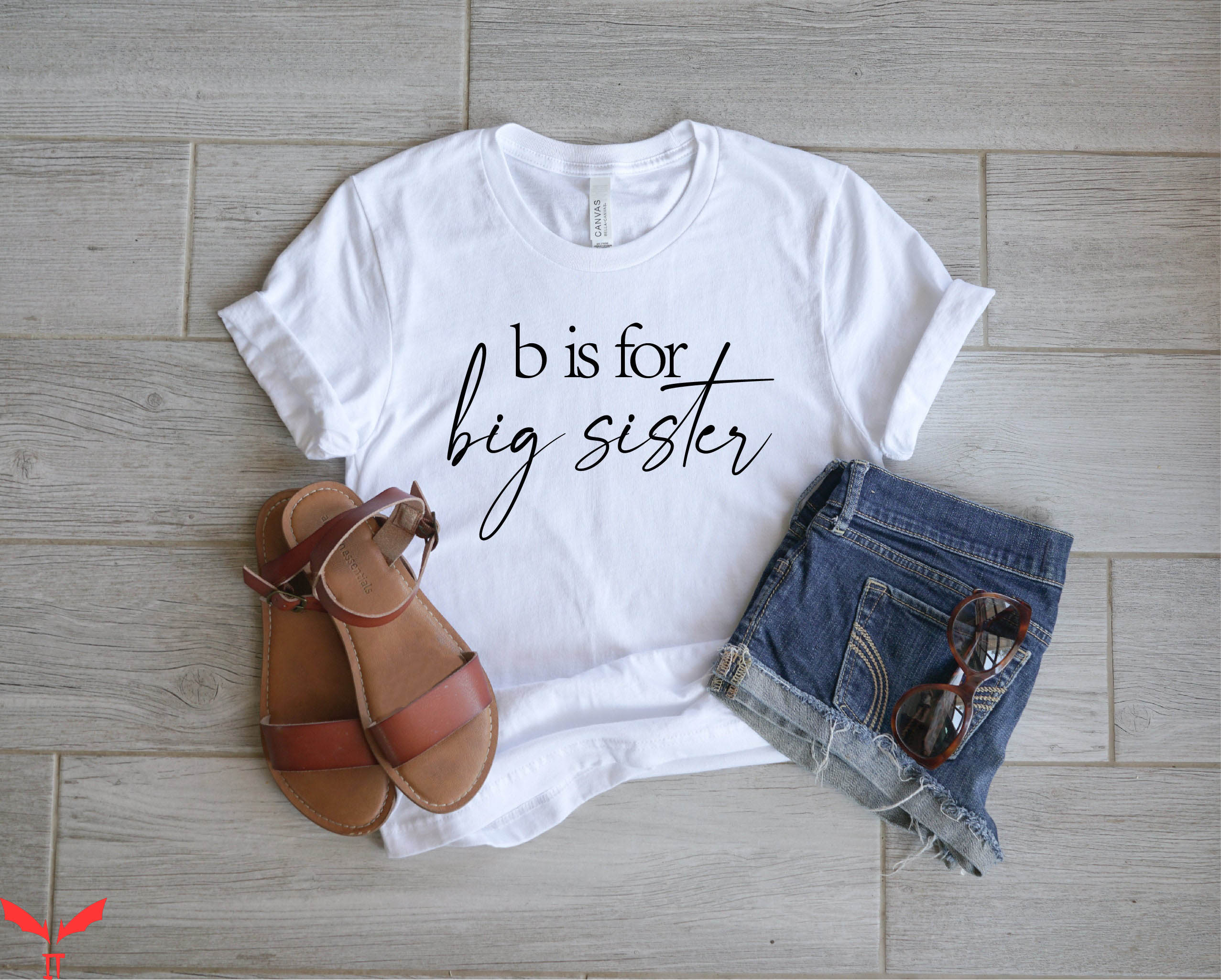 Big Sister Big Brother T-Shirt B Is For Big Sister New Baby Big Sister Big Brother T-Shirt B Is For Big Sister New Baby