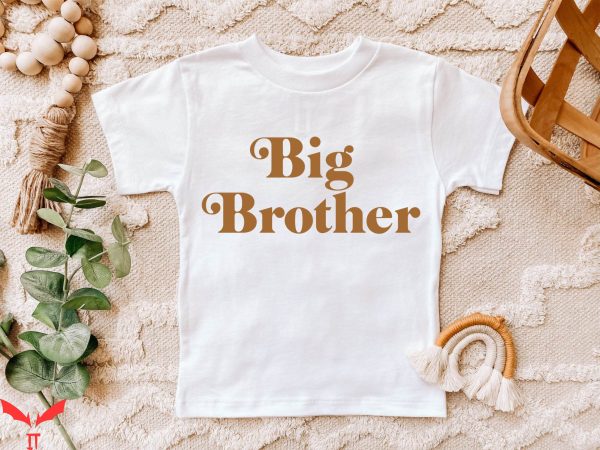 Big Sister Big Brother T-Shirt Big Bro Announcement Reveal
