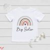 Big Sister Big Brother T-Shirt Big Sis Cute Rainbow