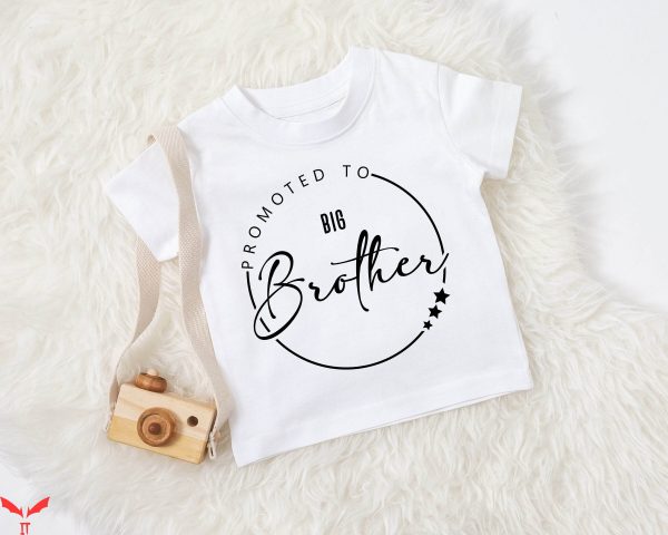 Big Sister Big Brother T-Shirt Modern Pregnancy Reveal