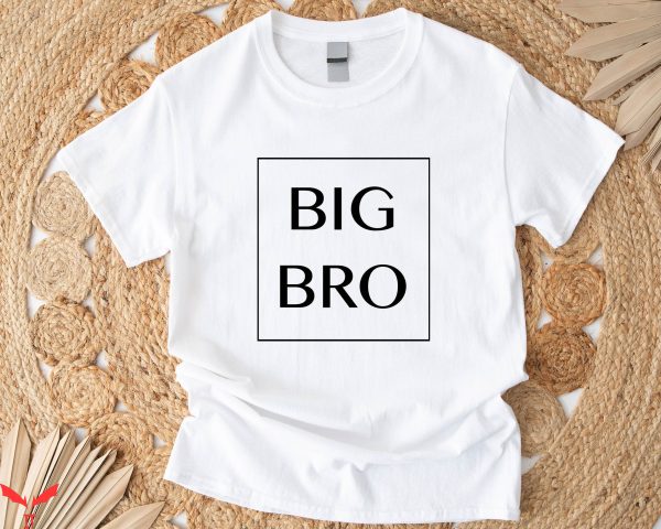 Big Sister Big Brother T-Shirt New Baby Announcement Big Bro