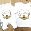 Big Sister Big Brother T-Shirt Siblings Matching New Baby
