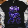 Black Panther Birthday T-Shirt Wakanda Forever Purple Neon