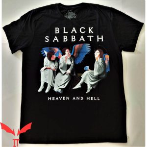 Black Sabbath Heaven And Hell T-Shirt Rock Band Music Tee