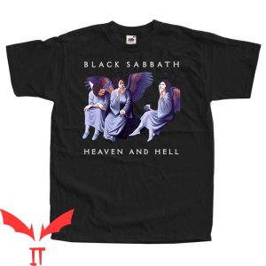 Black Sabbath Heaven And Hell T-Shirt Rock Music Album Tee