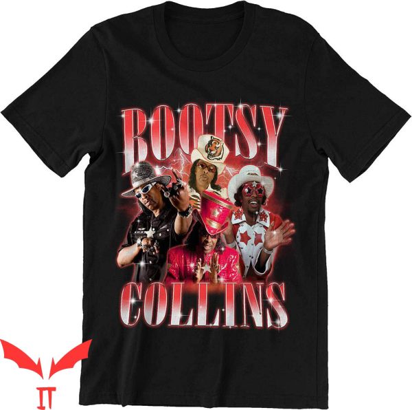 Bootsy Collins T-Shirt Collage Style 90’s Vintage Singer