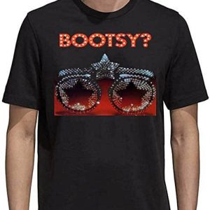 Bootsy Collins T-Shirt Famous Bass Guitarist Singer Trendy