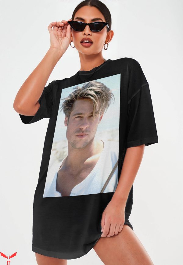 Brad Pitt T-Shirt Brad Pitt Actor Retro 90s Tshirt