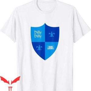 Bud Light T-Shirt Dilly Dilly Shield Logo Funny Tee Shirt