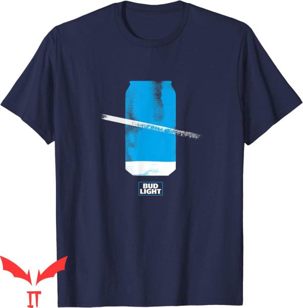 Bud Light T-Shirt Official Can Logo Funny Meme Tee Shirt
