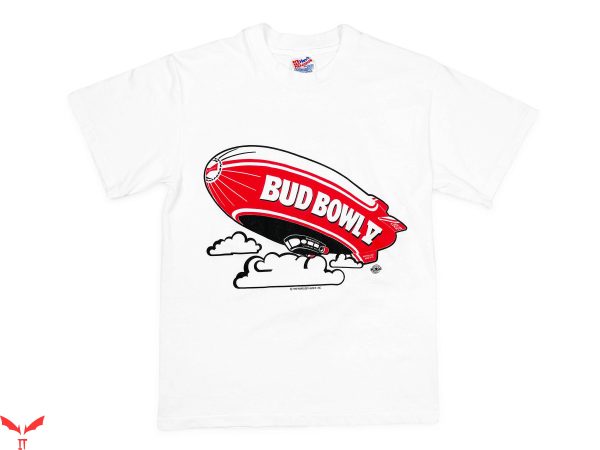 Bud Light T-Shirt Vintage Bud Bowl 90s Budweiser Tee