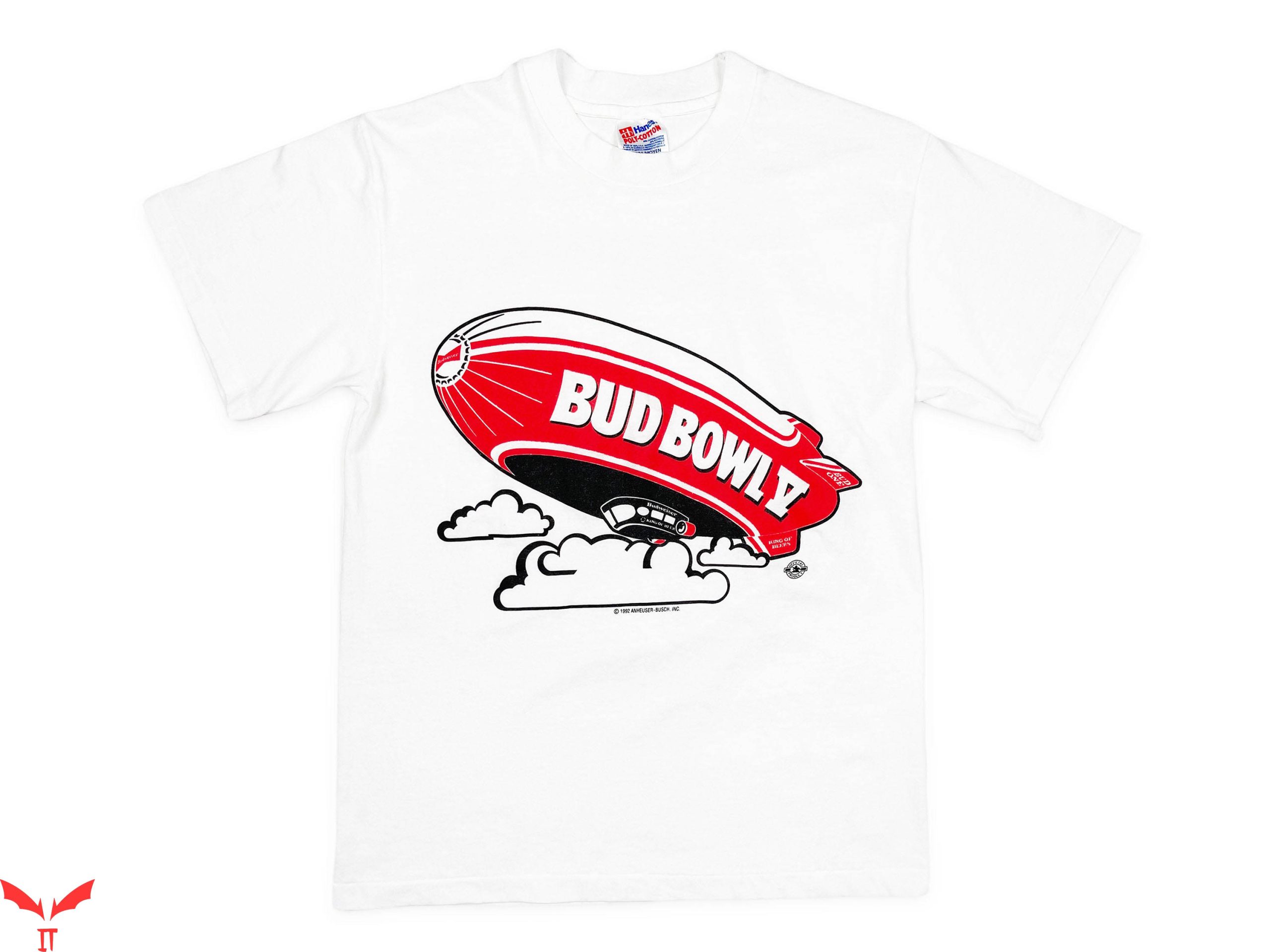 Bud Light T-Shirt Vintage Bud Bowl 90s Budweiser Tee