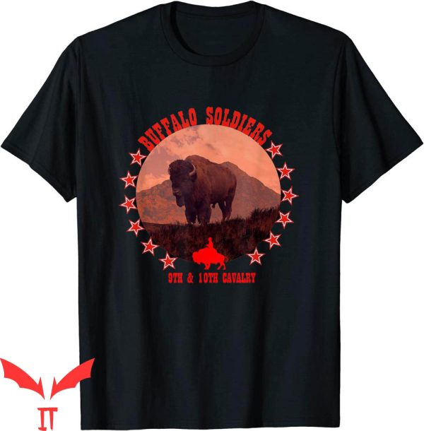 Buffalo Soldiers T-Shirt 9th And 10th Cavalry Tee Shirt