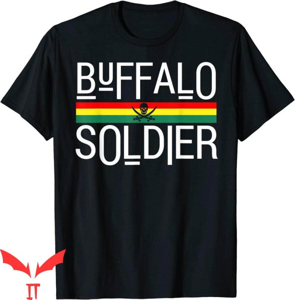 Buffalo Soldiers T-Shirt Rastafarian Culture Trendy Tee