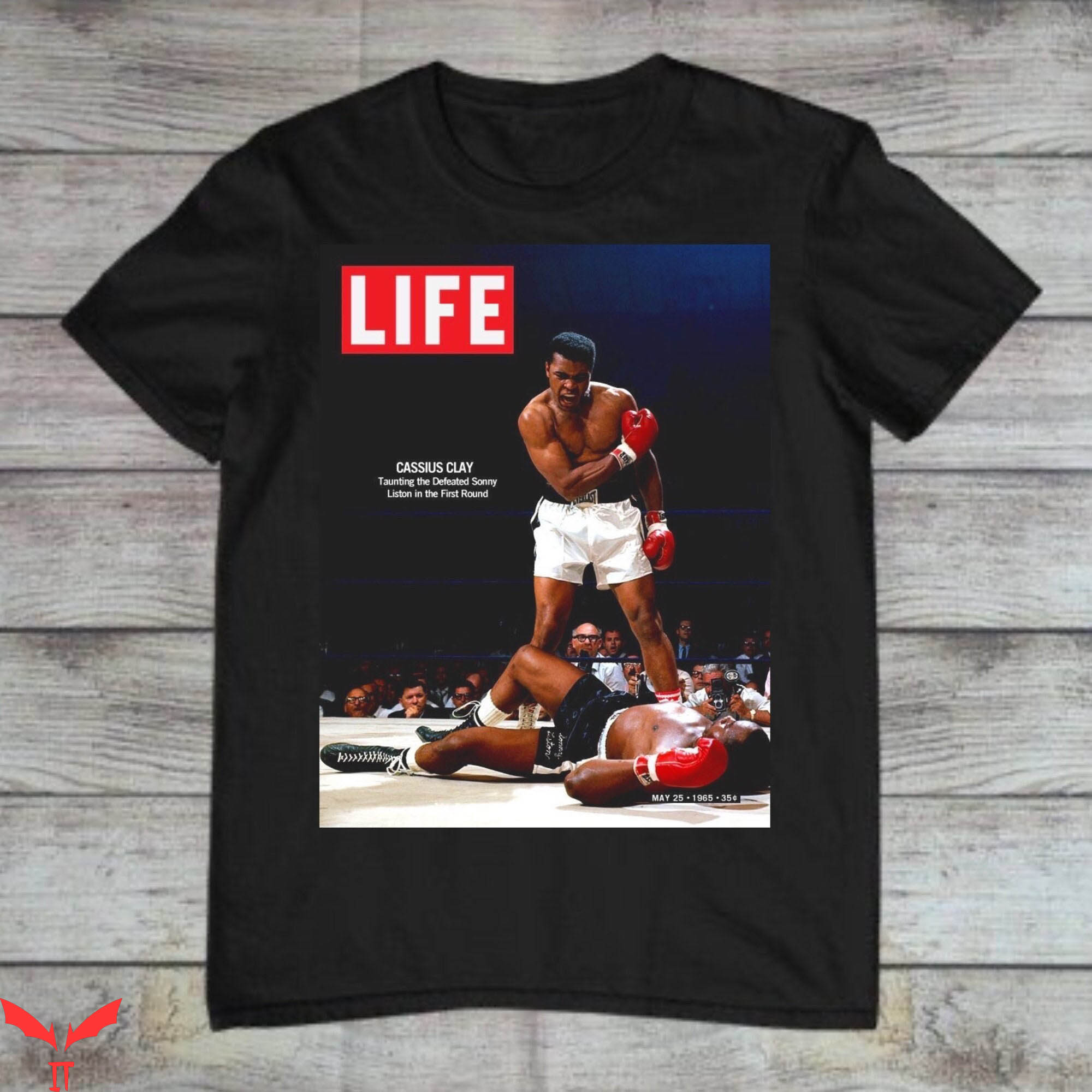 Cassius Clay T-Shirt Boxing Heavyweight Champ Trendy Tee