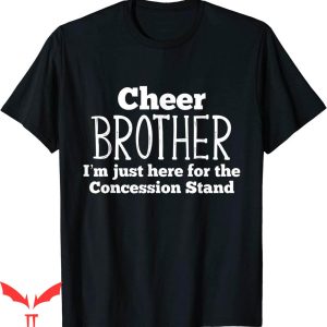 Cheer T-Shirt Funny Cheer Brother Boys Sibling Cheerleader