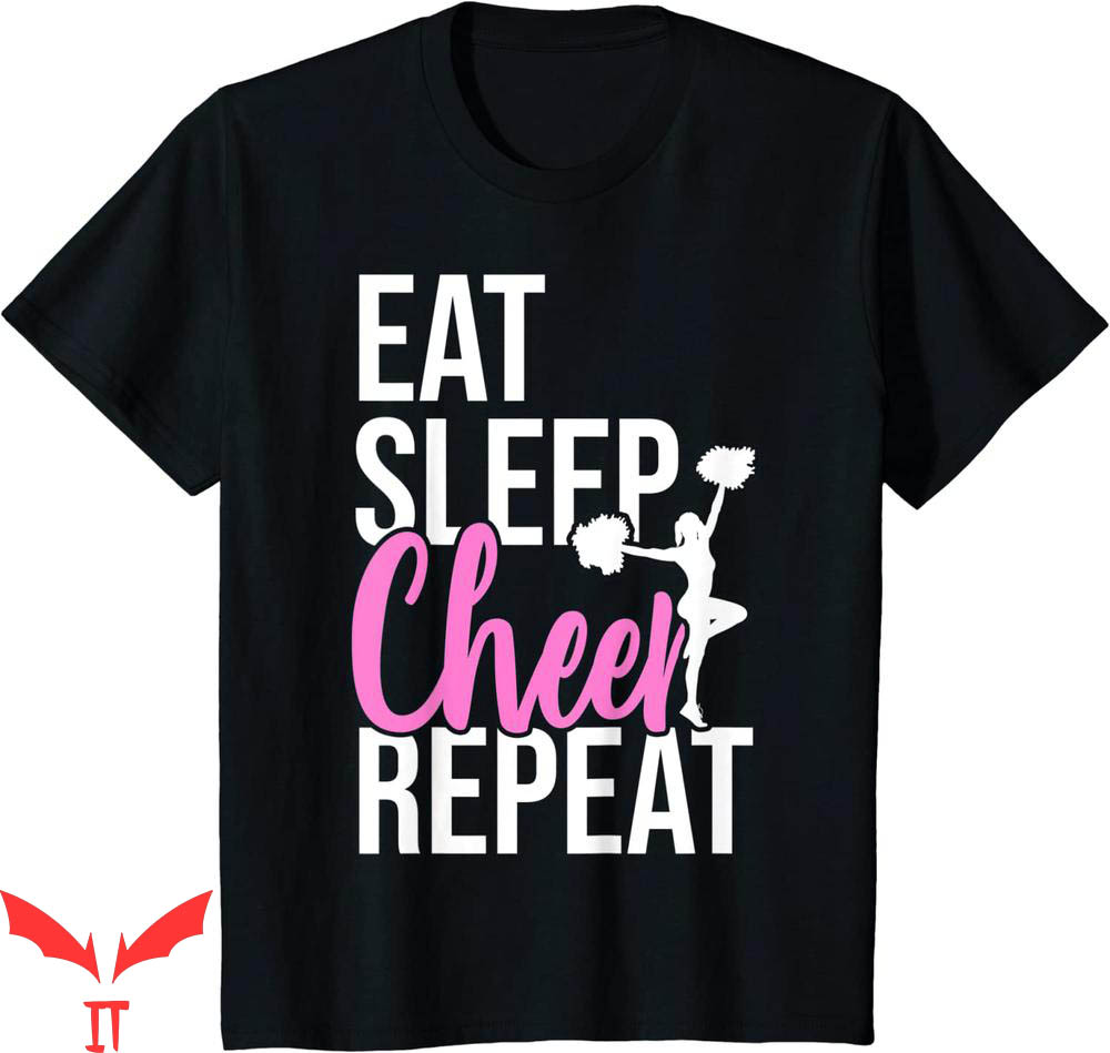 Cheer T-Shirt Funny Cute Eat Sleep Cheer Repeat T-Shirt Cheer T-Shirt Funny Cute Eat Sleep Cheer Repeat T-Shirt
