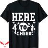 Cheer T-Shirt Here To Cheer Cheerleader T-Shirt