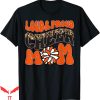 Cheer T-Shirt Loud Proud Cheer Mom Orange Team Leopard