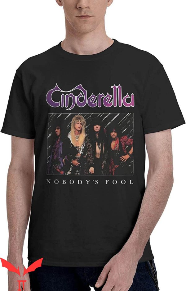Cinderella Band T-Shirt Hard Rock Music Band Retro Tee