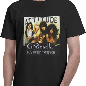 Cinderella Band T-Shirt Metal Rock Music Band Retro Tee
