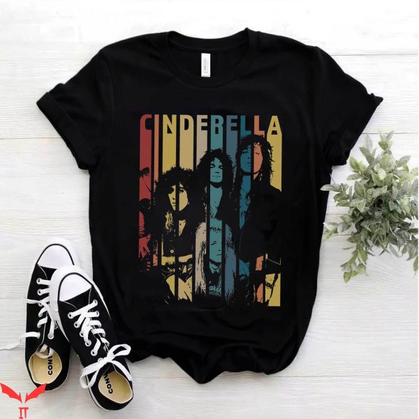 Cinderella Band T-Shirt Vintage Retro Rock Music Band