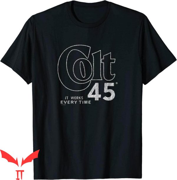 Colt 45 T-Shirt Colt 45 Vintage Logo Cool Design Tee Shirt