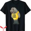Come At Me Bro T-Shirt Manatee Novelty Funny Meme Tee