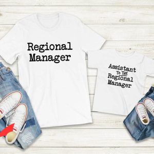 Dad And Me T-Shirt Assistant To The Regional Manager