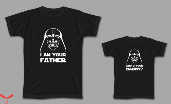 Dad And Me T-Shirt Father Son Matching Star Wars Funny