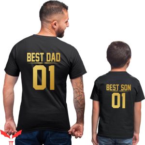 Dad And Me T-Shirt Father Son Matching Trendy Funny Tee