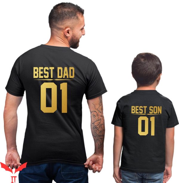 Dad And Me T-Shirt Father Son Matching Trendy Funny Tee