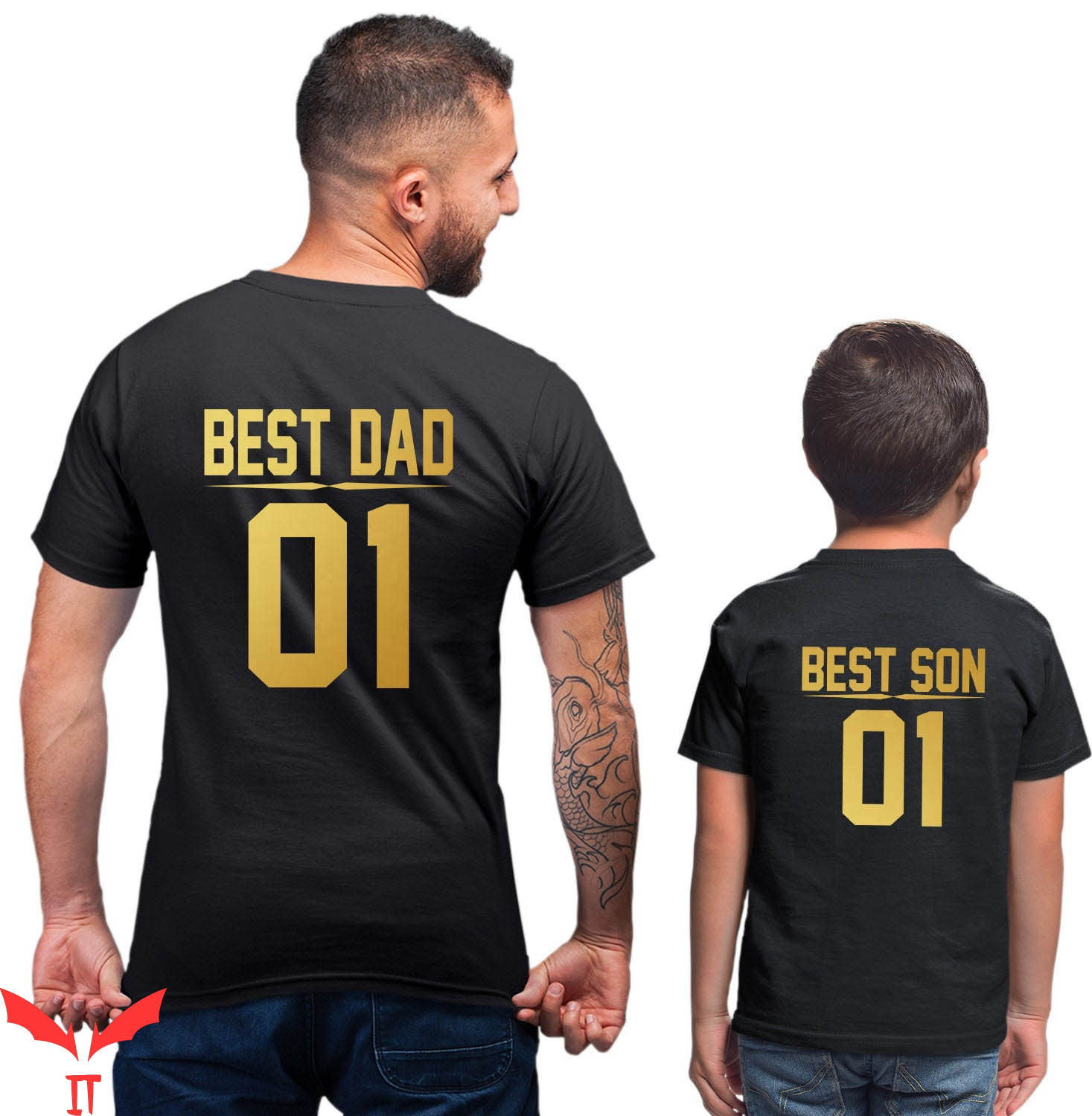 Dad And Me T-Shirt Father Son Matching Trendy Funny Tee Dad And Me T-Shirt Father Son Matching Trendy Funny Tee