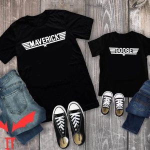 Dad And Me T-Shirt Maverick Goose Matching Family Tee
