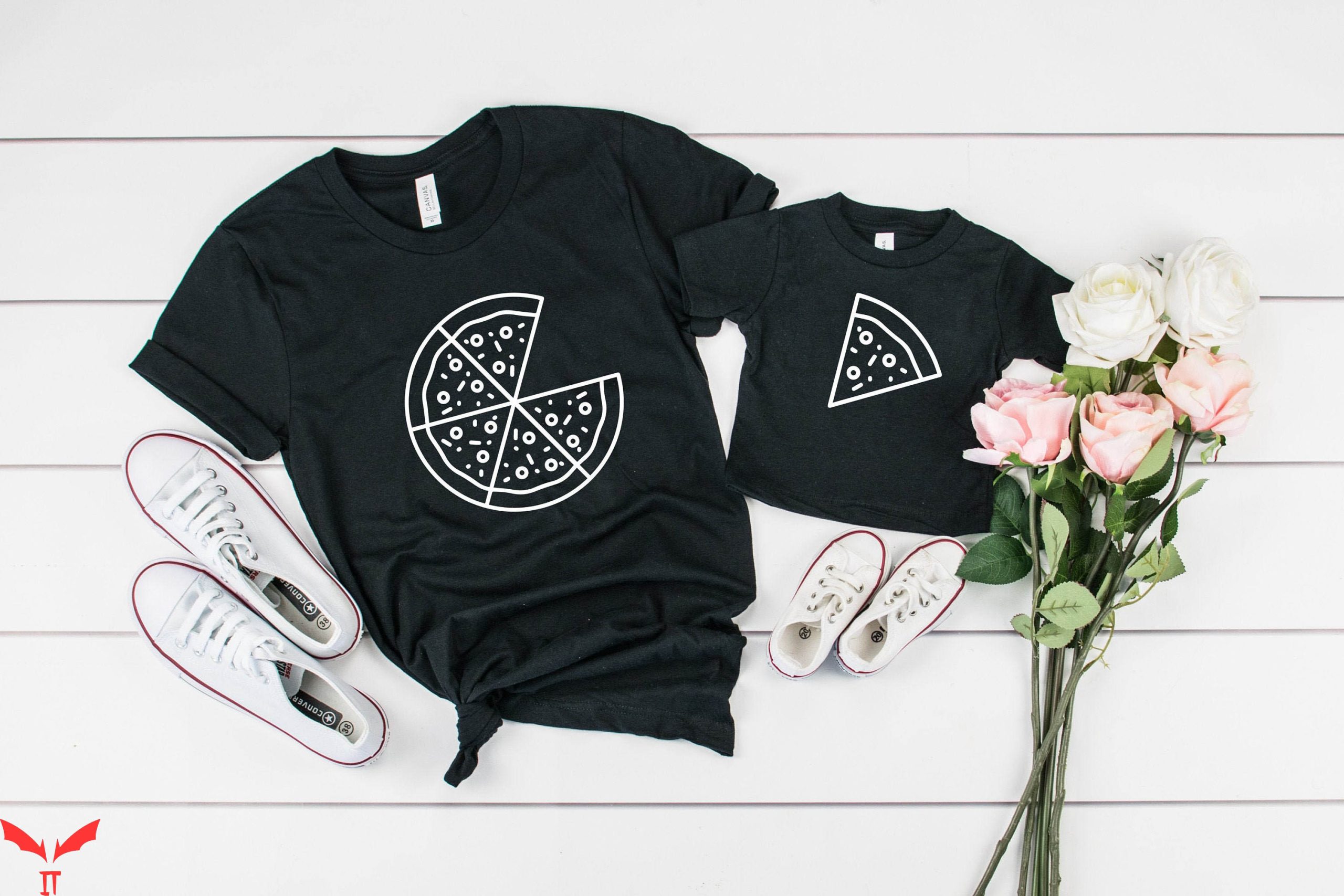 Dad And Me T-Shirt Parent Child Pizza Matching Family Shirt Dad And Me T-Shirt Parent Child Pizza Matching Family Shirt