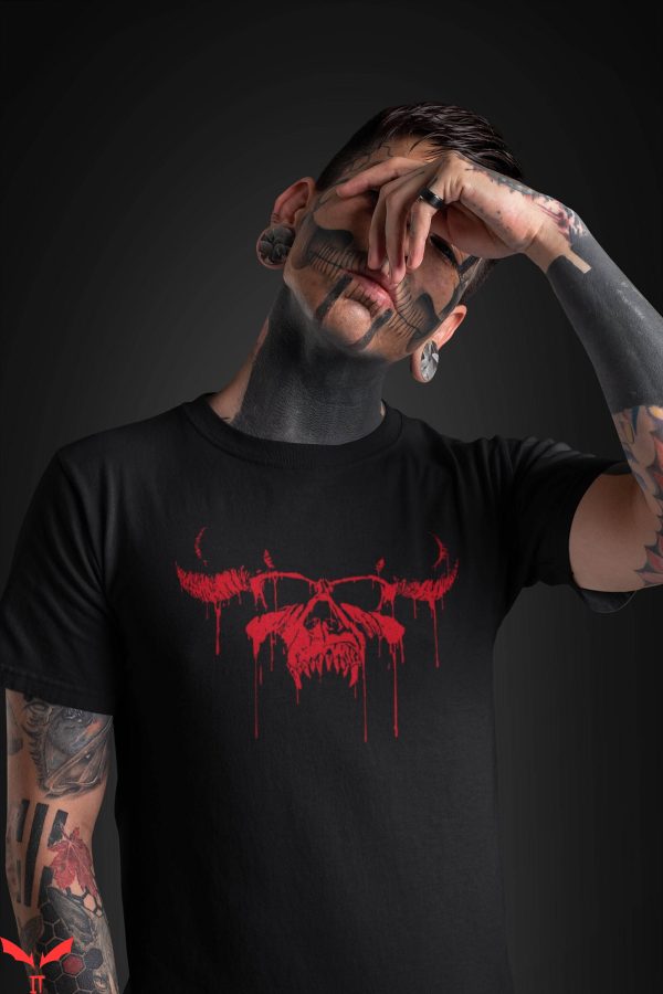 Danzig Skull T-Shirt 1988 Hardcore Punk Metal Band Samhain