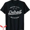Detroit Lines T-Shirt Classic Retro Vintage Michigan Motor