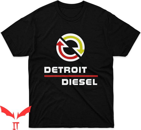 Detroit Lines T-Shirt Diesel Funny Trendy City Michigan Tee