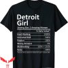 Detroit Lines T-Shirt Michigan Funny City Home Roots USA