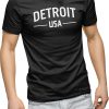 Detroit Lines T-Shirt Michigan Novelty Funny Trendy Tee