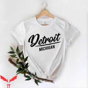 Detroit Lines T-Shirt Michigan USA States Detroit Lover