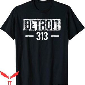 Detroit Lines T-Shirt This Is My Detroit 313 Michigan Tee
